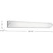 Peggy LED 25.5 inch Chrome Bath Vanity Light Wall Light