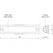 Lighthouse LED 18 inch Brushed Nickel Bath Vanity Light Wall Light