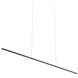 Vega Minor LED 47.38 inch Black Linear Pendant Ceiling Light
