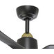 Hugo 42.38 inch Brushed Gold Ceiling Fan