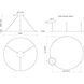 Cerchio LED 59 inch White Pendant Ceiling Light