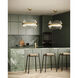 Taurus LED 22.13 inch Vintage Brass Chandelier Ceiling Light