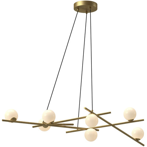 Amara LED 16.5 inch Brushed Gold Chandelier Ceiling Light