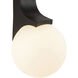 Briar 2 Light 5.13 inch Black Wall Sconce Wall Light