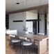 Phoenix LED 36 inch Black and White Linear Pendant Ceiling Light