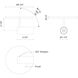 Downey LED 4.38 inch Black Semi-Flush Mount Ceiling Light