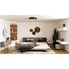Dalton LED 20 inch Black Flush Mount Ceiling Light