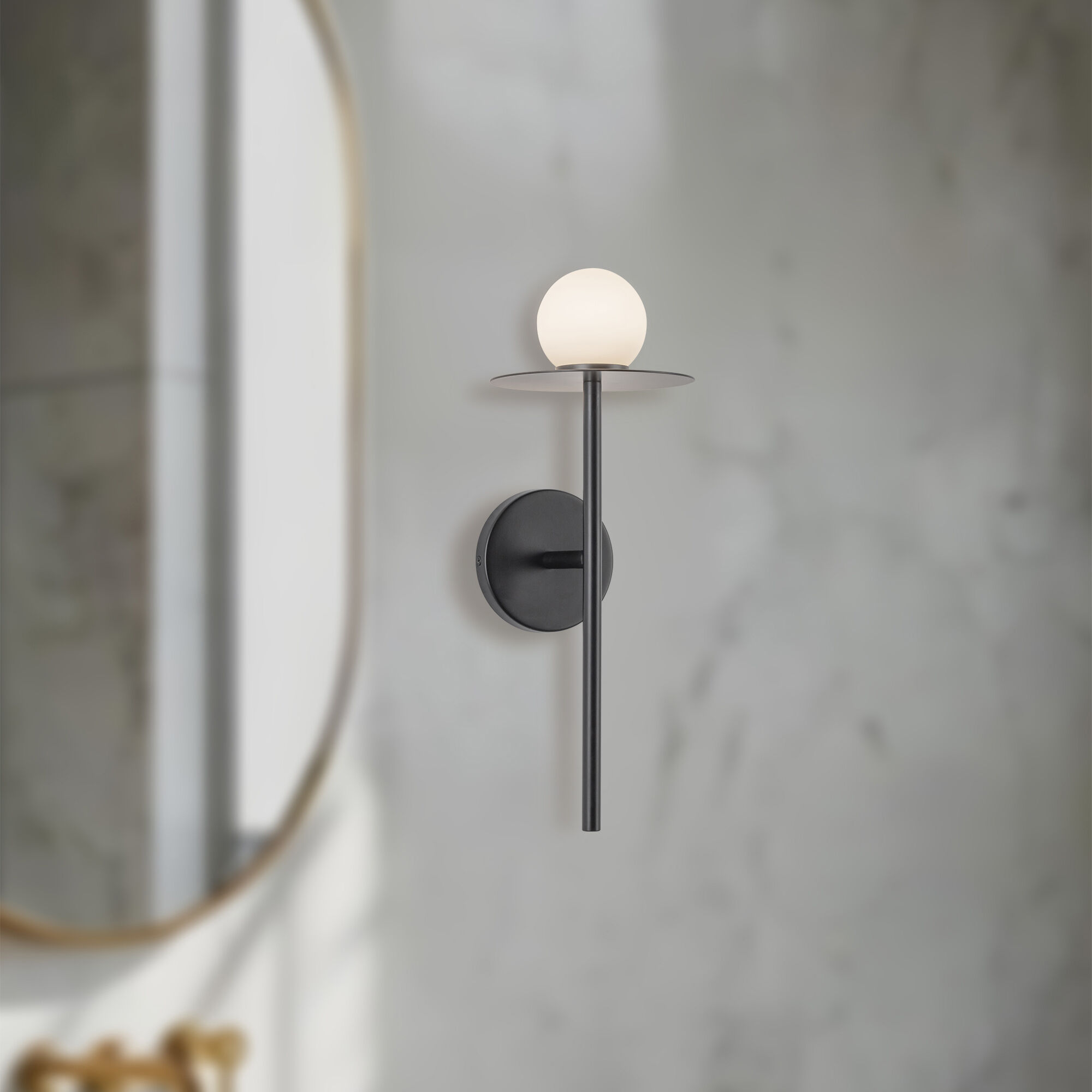 Elixir Wall Sconce Wall Light in Black