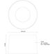 Etta LED 19.75 inch Pearl White Flush Mount Ceiling Light