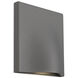 Lenox LED 7.75 inch Gray Outdoor Wall Light