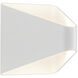 Ellis LED 6.38 inch White Exterior Wall Sconce