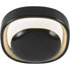 Pebble 8.25 inch Glossy Black ADA Wall Sconce Wall Light