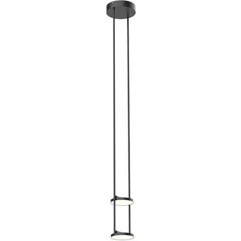 Novel LED 5.25 inch Black Pendant Ceiling Light