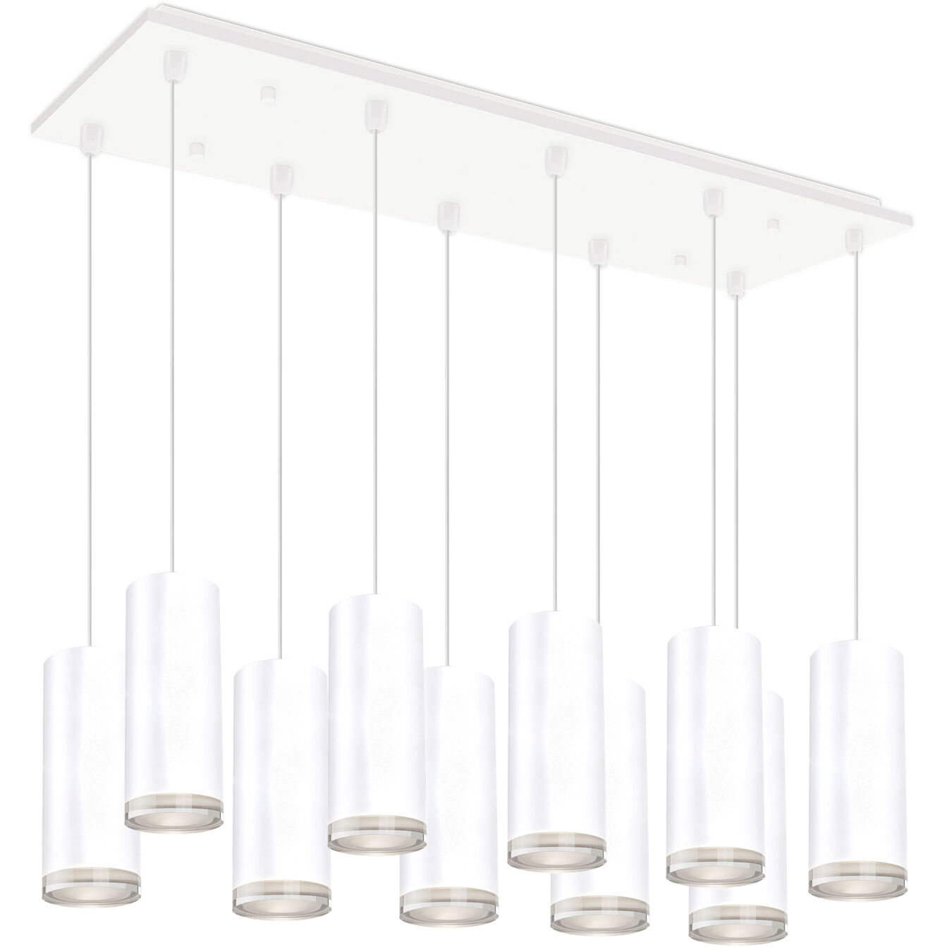 Cameo Multi Pendant Ceiling Light in White