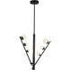 Juniper LED 9.63 inch Black Pendant Ceiling Light
