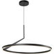 Roda LED 31.5 inch Black Pendant Ceiling Light