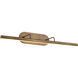 Slender 20 watt 32 inch Vintage Brass Picture Light Wall Light