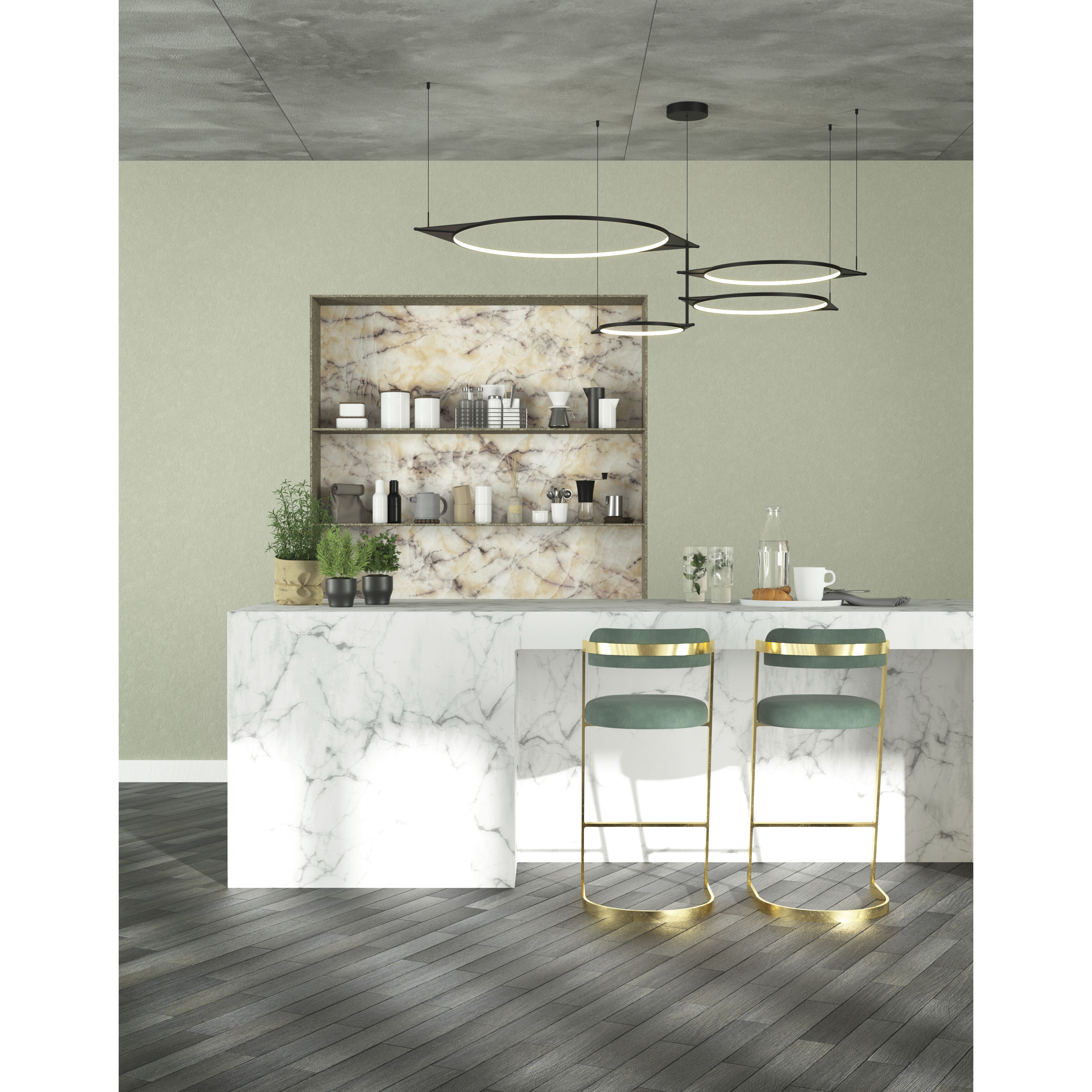 Serif Multi Pendant Ceiling Light