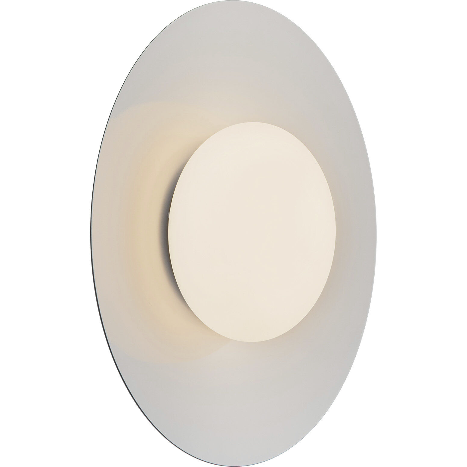 Cruz LED 15 inch Metal - Black/White Flush Mount Ceiling Light in Metal - Black and White, Spun Aluminum Shade