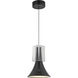 Floe Pendant Ceiling Light in Glossy Black