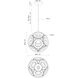 Magellan LED 24.5 inch Black Chandelier Ceiling Light