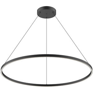 Cerchio 1 Light 47.25 inch Black Pendant Ceiling Light