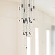 Motif LED 12.75 inch Black Multi-Pendant Ceiling Light