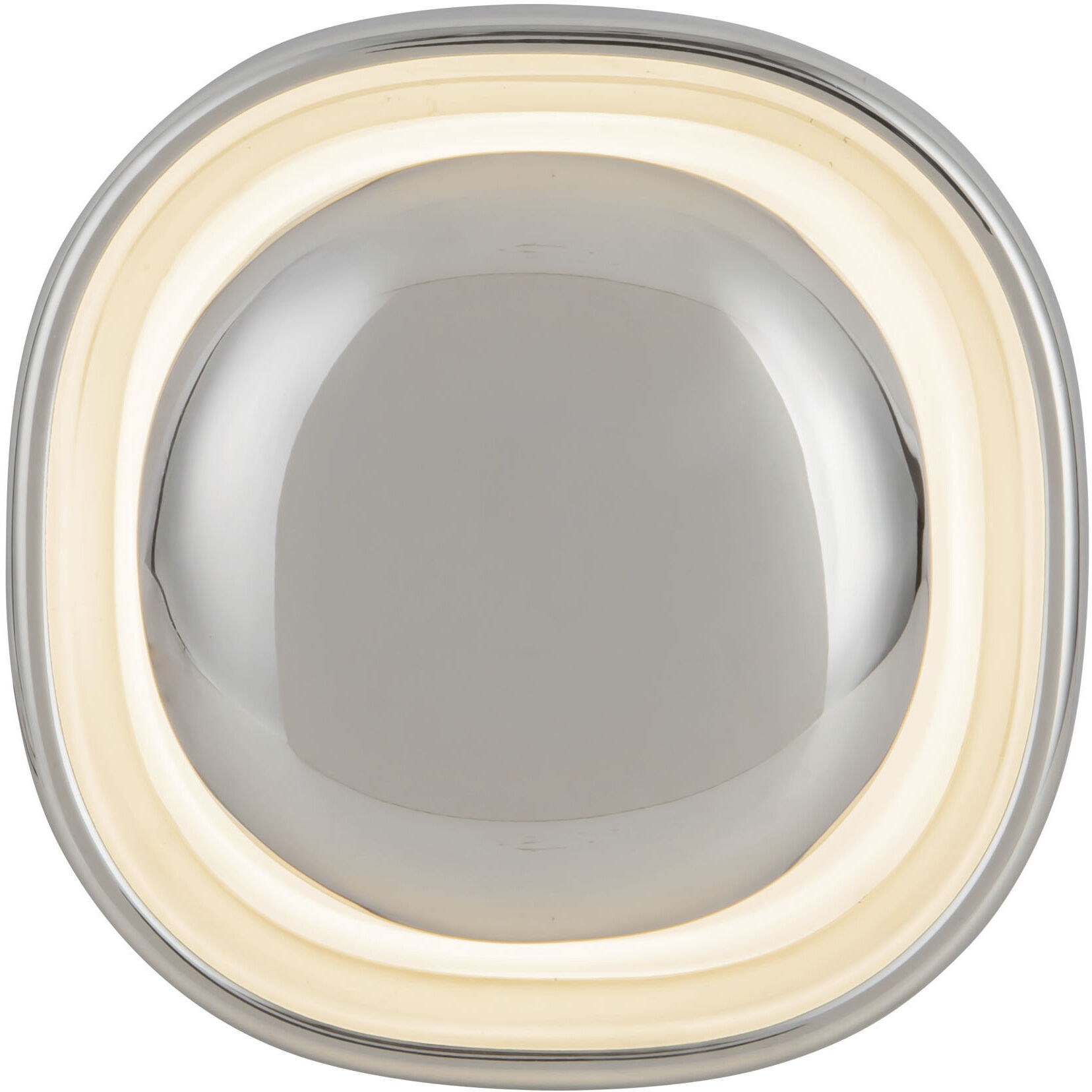 Pebble 8.25 inch Chrome ADA Wall Sconce Wall Light