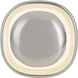 Pebble 8.25 inch Chrome ADA Wall Sconce Wall Light