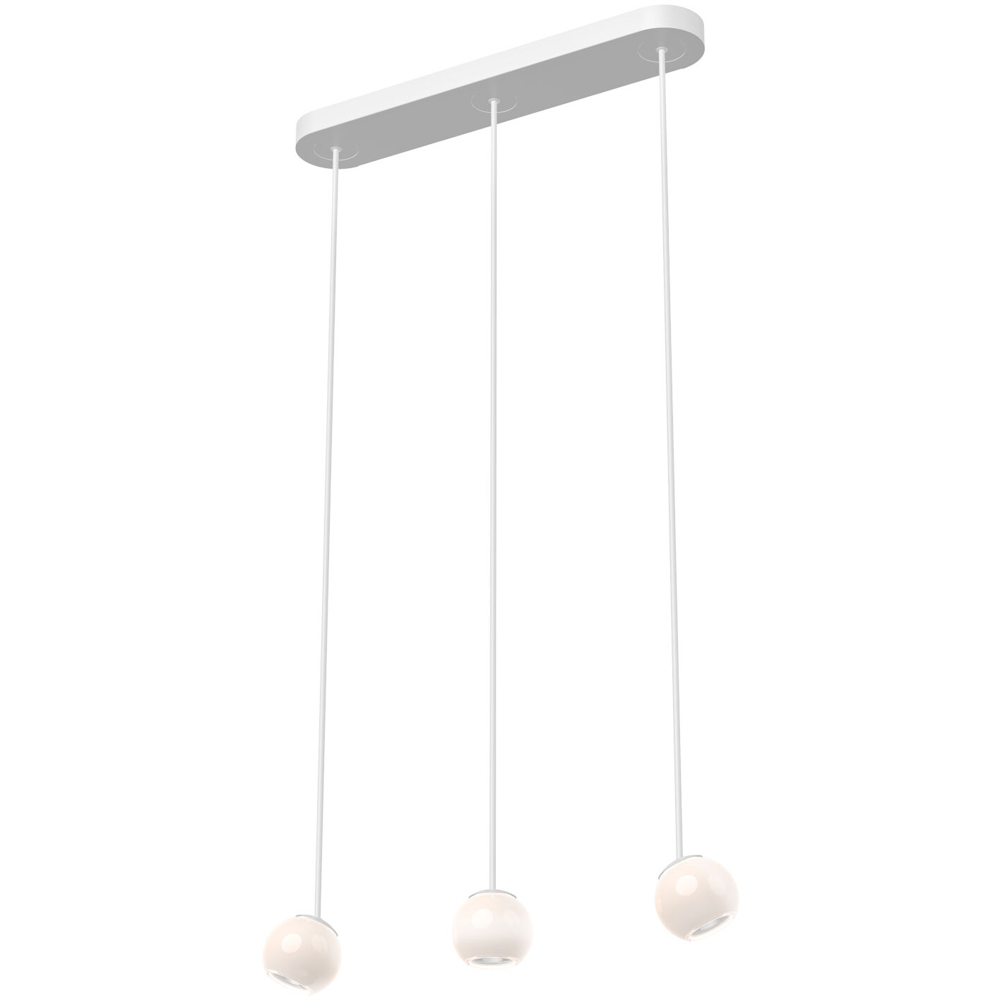 Europa Multi Pendant Ceiling Light in White