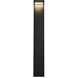 Evans 120-277V 24.00 watt Black Exterior Bollard