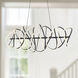 Collide LED 20.63 inch Black Chandelier Ceiling Light