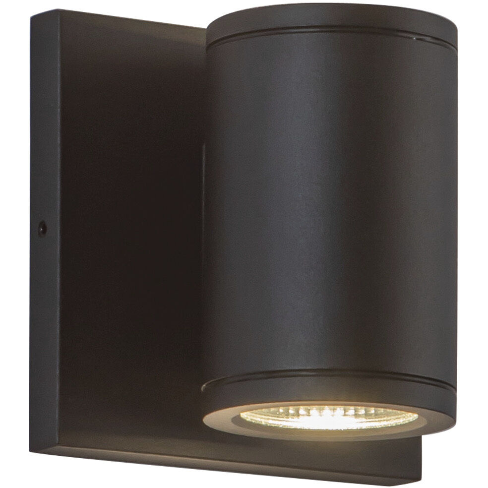 Nordic LED 4.63 inch Black Exterior Wall Light