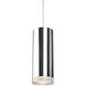 Cameo LED 4 inch Chrome Pendant Ceiling Light