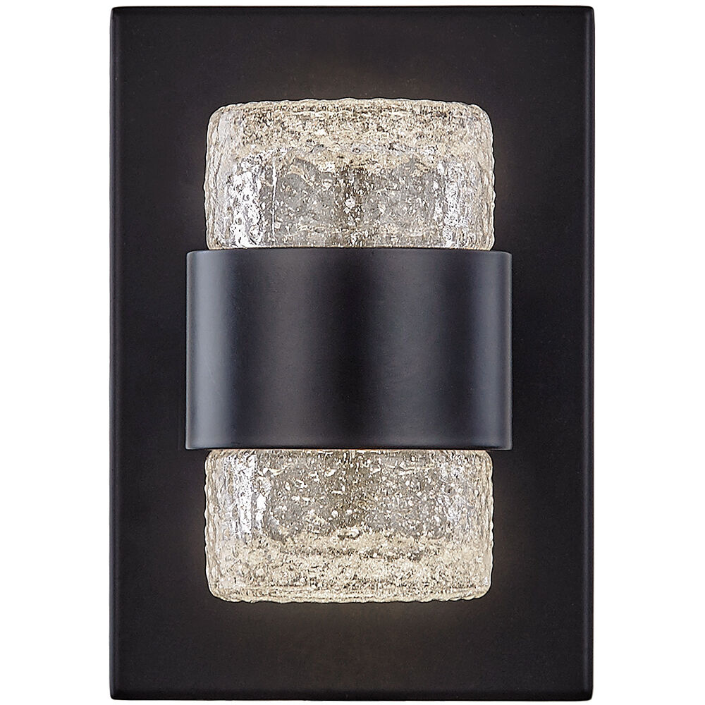Copenhagen LED 4.5 inch Black Exterior Wall Sconce