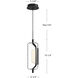 Hilo LED 4.75 inch Black Pendant Ceiling Light