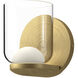Cedar Wall Sconce Wall Light in Brushed Gold
