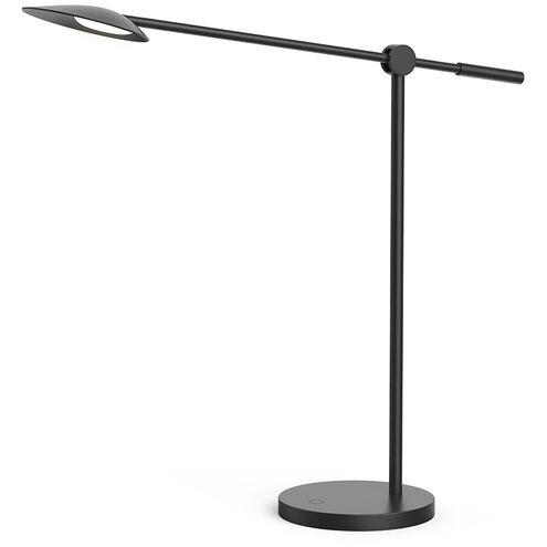 Rotaire 17.88 inch 11 watt Black Table Lamp Portable Light