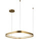 Yukon Pendant Ceiling Light in Vintage Brass