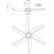 Coronado 59.63 inch Matte Black Ceiling Fan