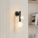 Reese 4.38 inch Urban Bronze Wall Sconce Wall Light in Opal Glass