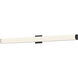 Longitude LED 48.13 inch Black Bath Vanity Light Wall Light