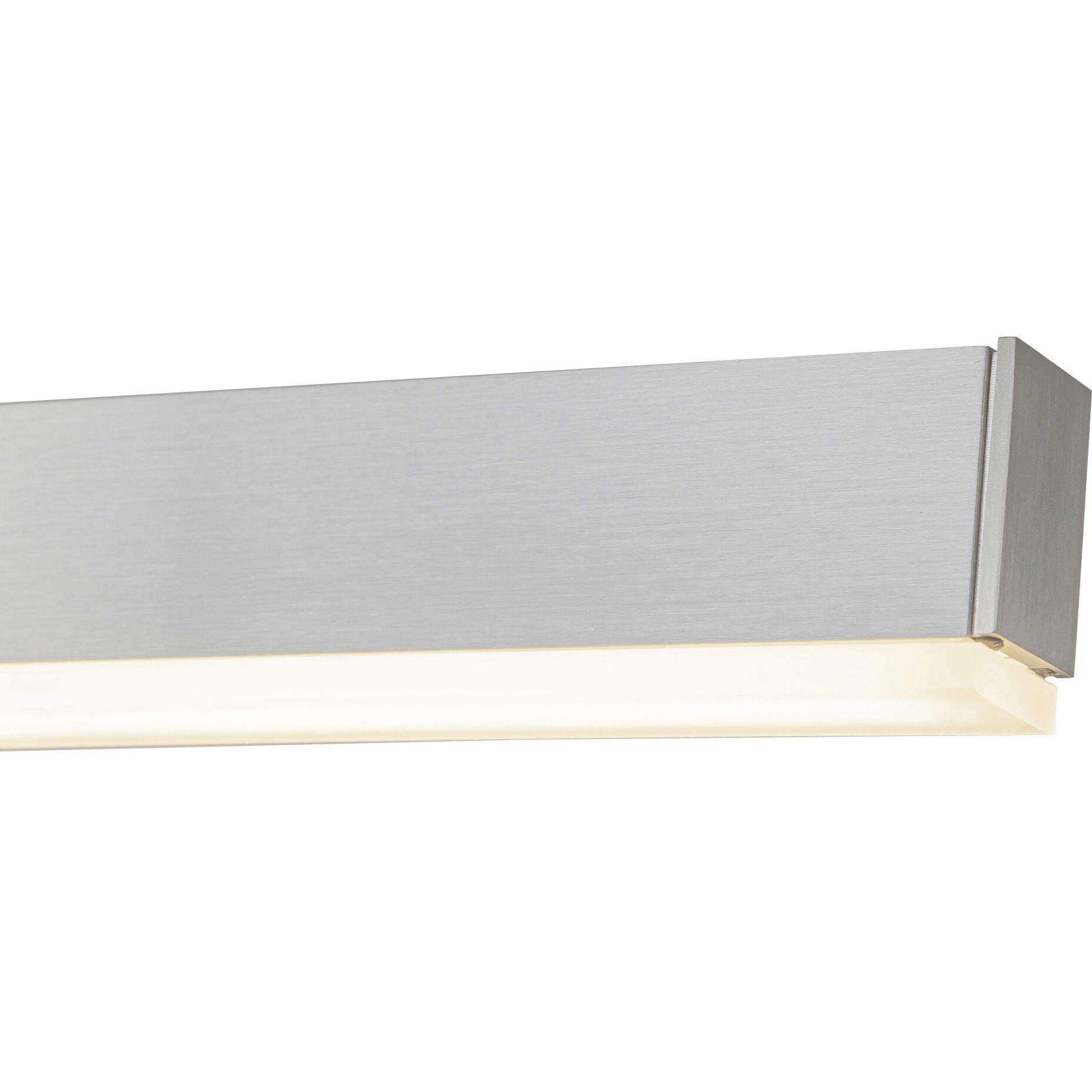 Vega LED 56 inch Brushed Nickel Linear Pendant Ceiling Light