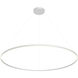 Cerchio LED 70.88 inch White Pendant Ceiling Light