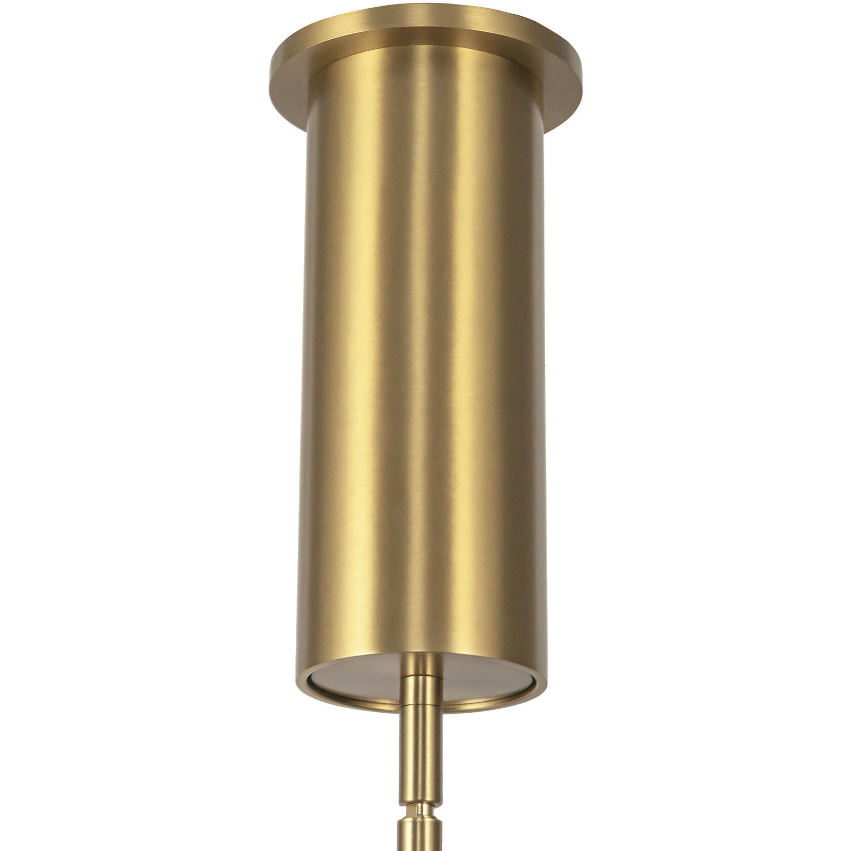 Vega LED 0.75 inch Brushed Gold Chandelier Ceiling Light