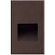 Sonic LED 5 inch Espresso Exterior Wall/Step Light