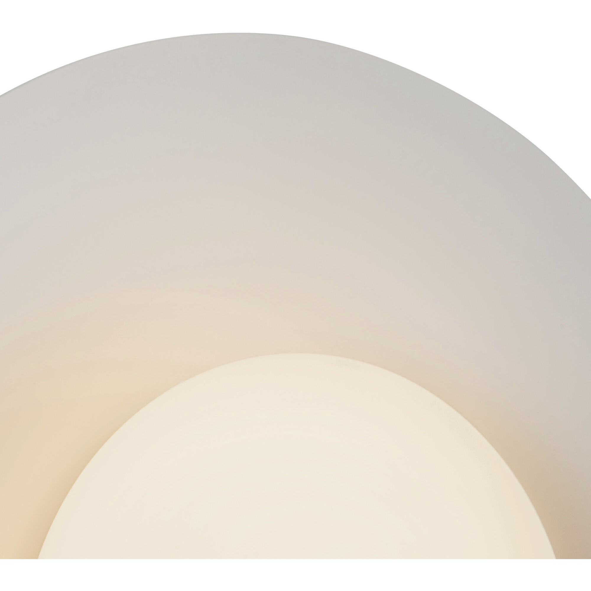 Cruz LED 15 inch Metal - Black/White Flush Mount Ceiling Light in Metal - Black and White, Spun Aluminum Shade