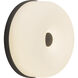 Jada 5 inch Black and Opal Glass ADA Wall Sconce Wall Light