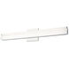 Longitude LED 24 inch Chrome Vanity Light Wall Light