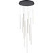 Chute Multi Pendant Ceiling Light in Black